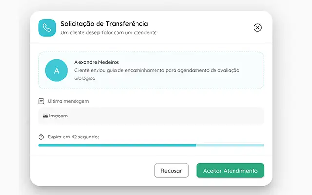 Automação de lembretes e confirmações de consultas com IA da Uniium